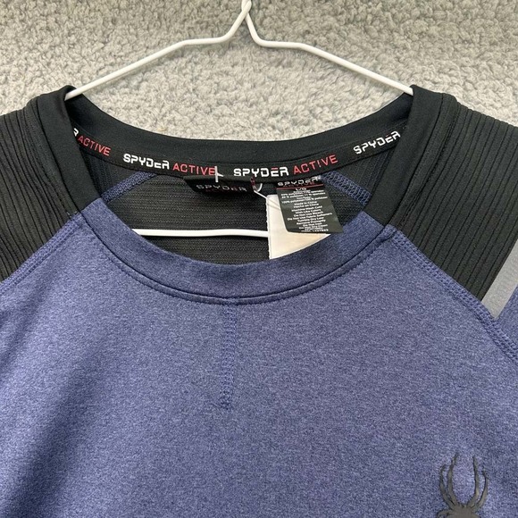 Spyder Active T-Shirt Mens  Size Large Tee Shirt Workout Gym Shirt - Picture 3 of 9